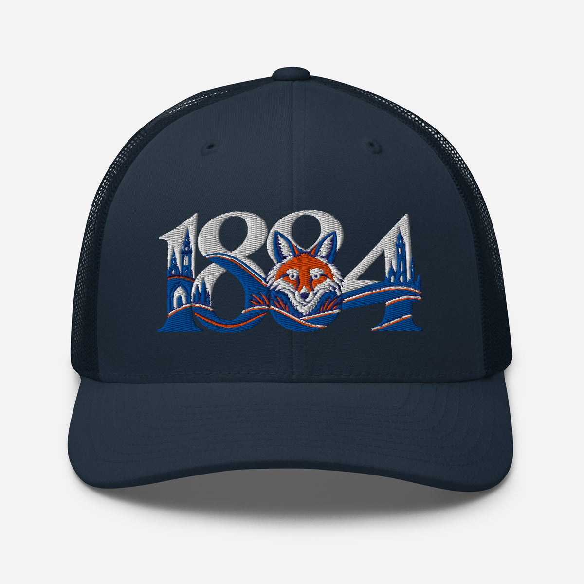 Leicester City 1884 Heritage Fox Embroidered Football Trucker Cap