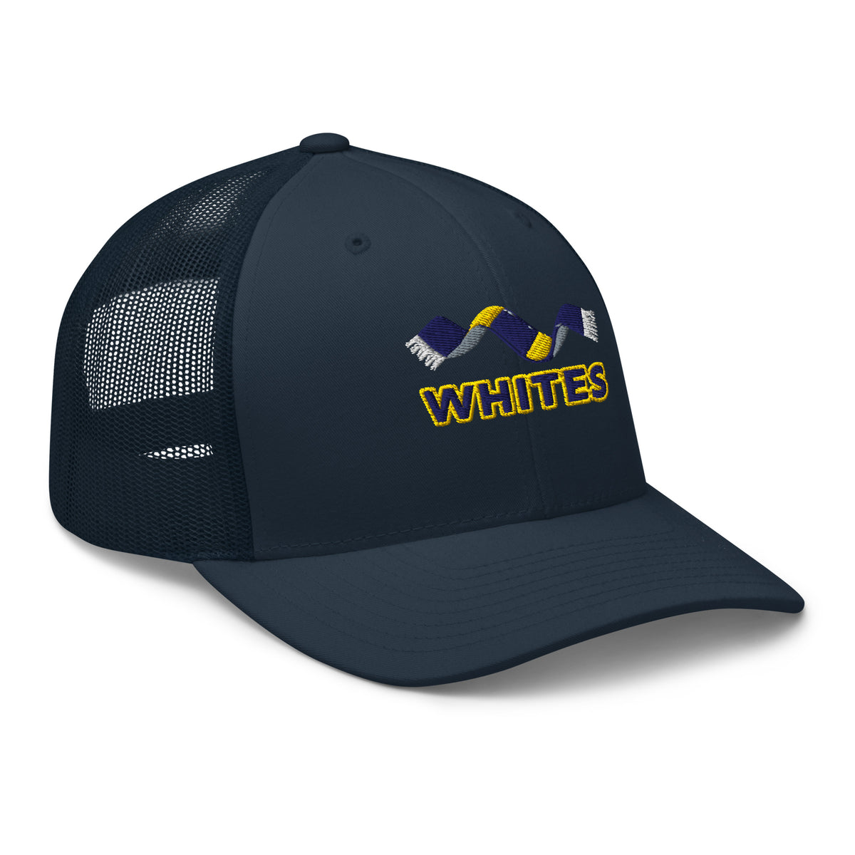 Leeds United Scarf Embroidered Trucker Cap