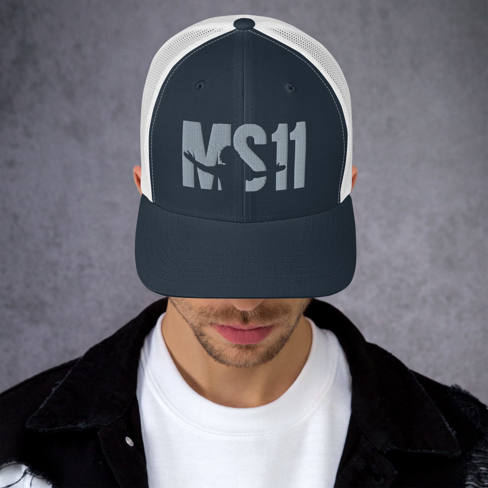 LFC Cap MS11 Legacy Trucker Cap-Prism and Ink
