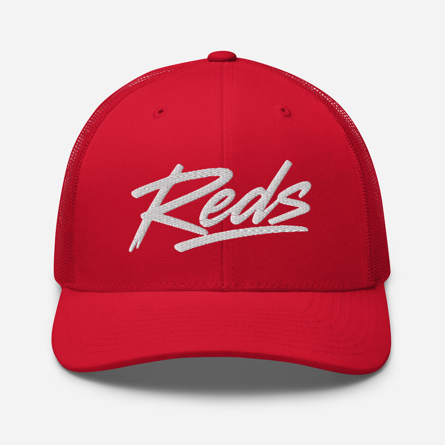 Reds Embroidered Trucker Cap