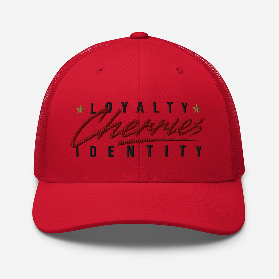 Bournemouth Cherries Identity Embroidered Trucker Cap