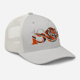Hull 1904 Tigers Heritage embroidered football trucker cap, silver colour, right-front view