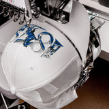 Ipswich Town 1878 Heritage Embroidered Football Trucker Cap – white front view