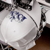 Tottenham Hotspur 1882 Heritage embroidered football trucker cap, white colour, front view