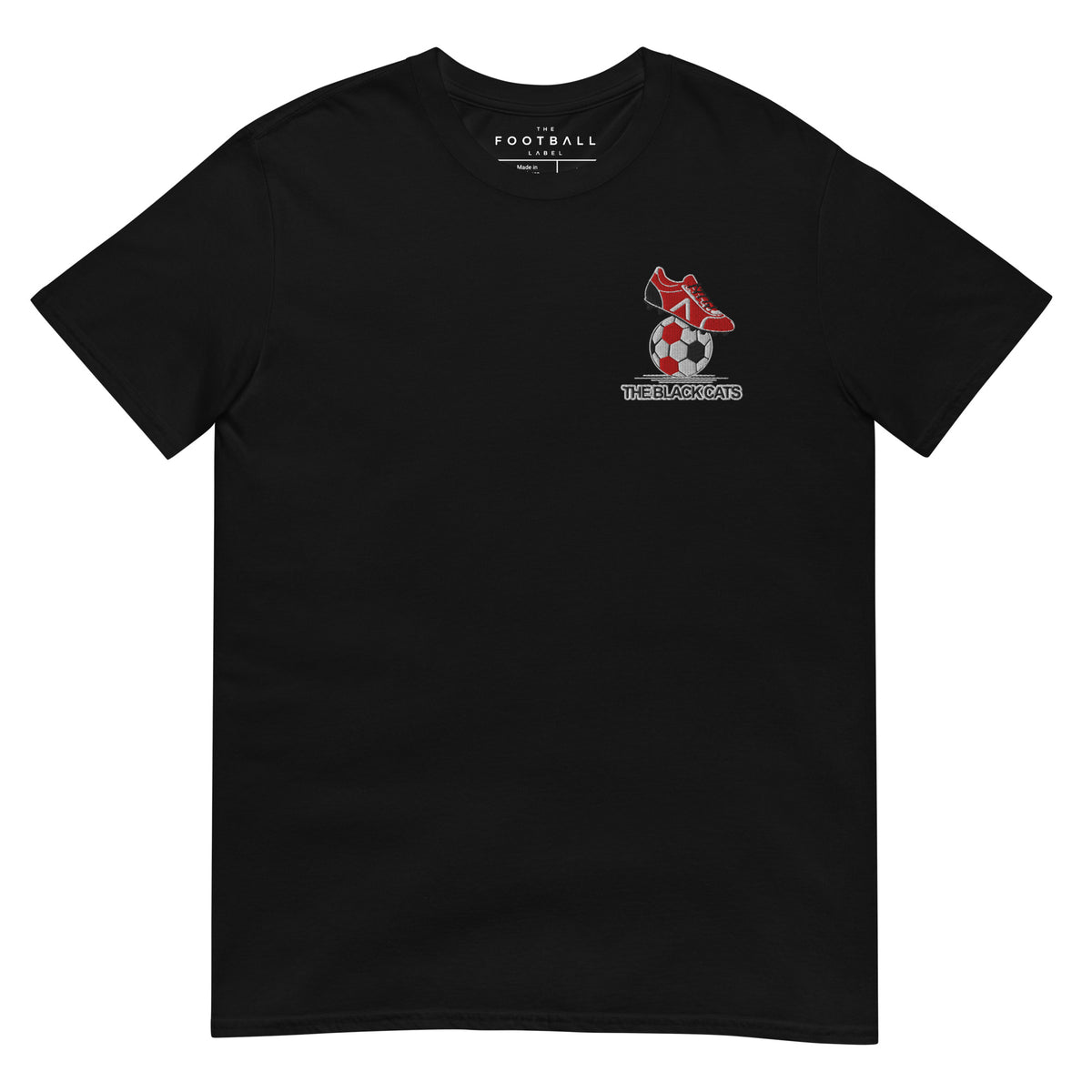 Sunderland Boot Embroidered Football T-Shirt
