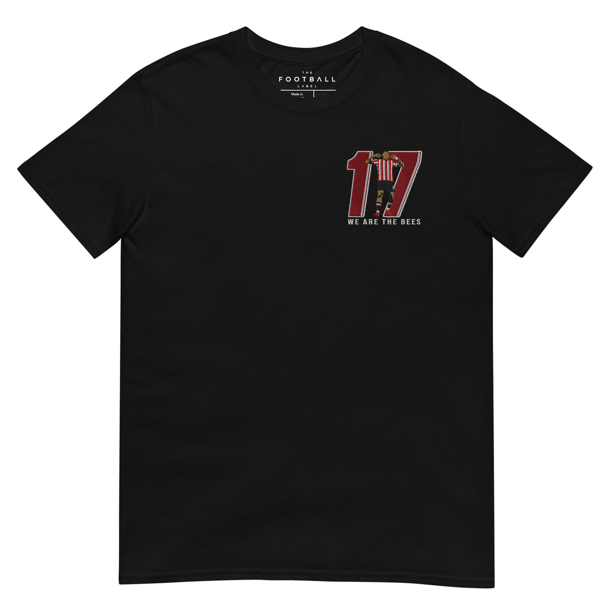 Ivan Toney Inspired Brentford Embroidered Football T-Shirt