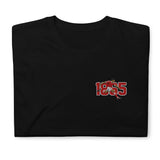 Nottingham 1865 retro embroidered football T-shirt in Black