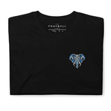 Coventry City Inspired Geometric Elephant Football T-Shirt