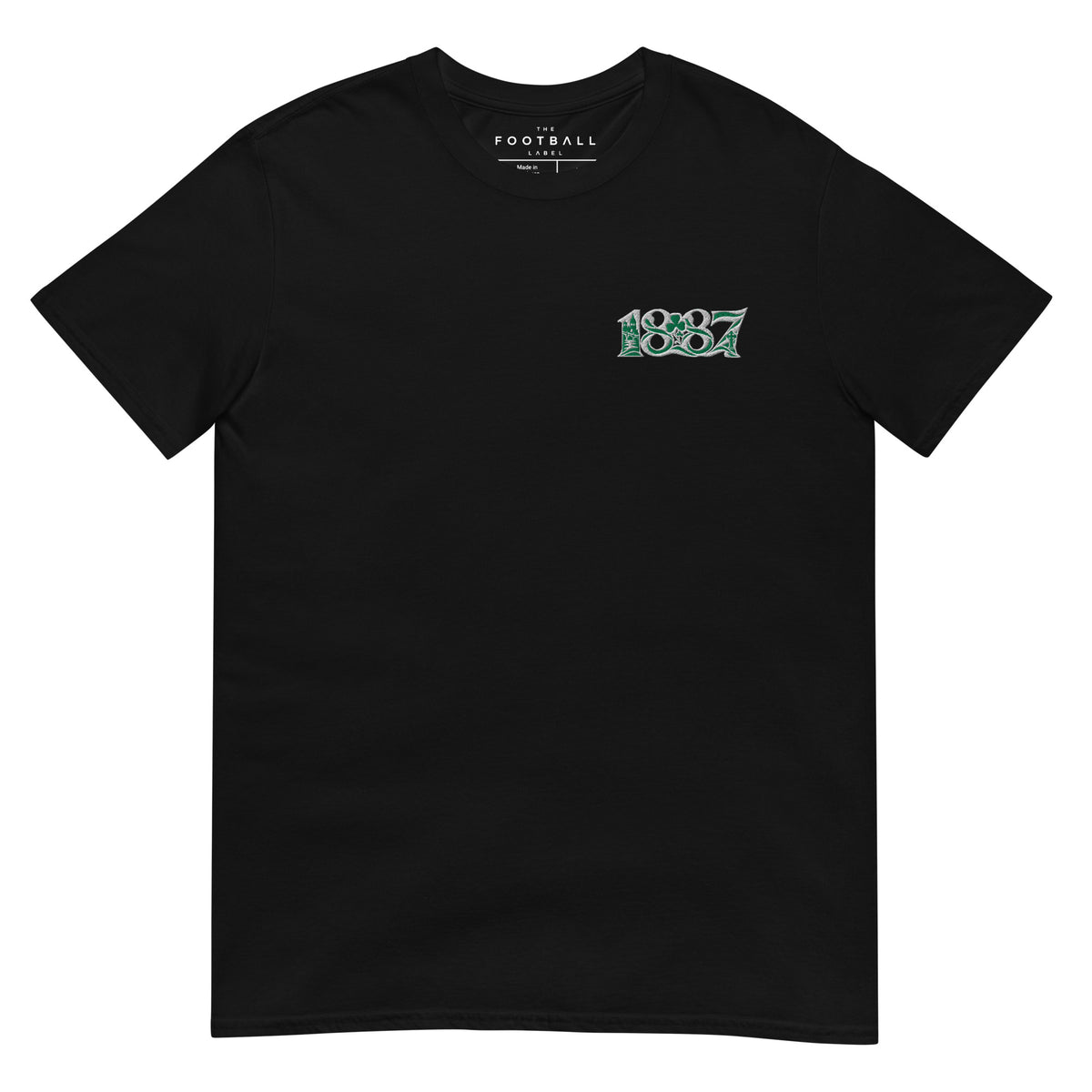 Celtic 1887 Founding Year Inspired Embroidered Football T-Shirt