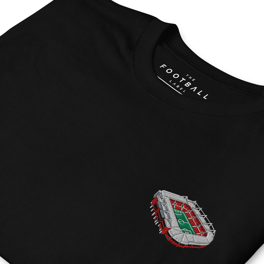 Stadium of Light Inspired Sunderland Embroidered Football T-Shirt