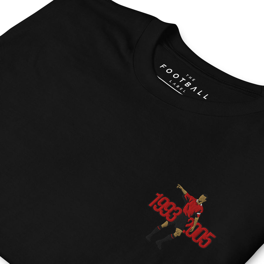 The Class of the 90s — Roy Keane Inspired Manchester United Embroidered Football T-Shirt