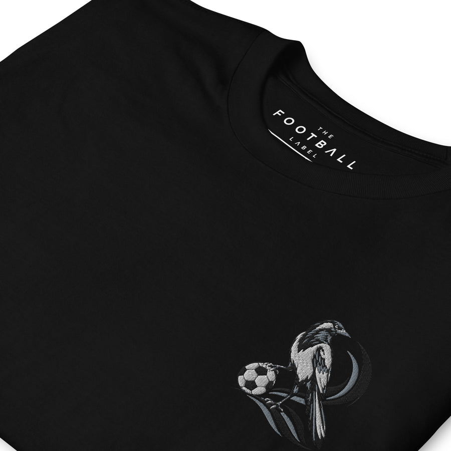 Geordie Magpie Inspired Embroidered Football T-Shirt