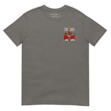England 1966 World Cup Winners Embroidered Football T-Shirt in charcoal, alternate front view