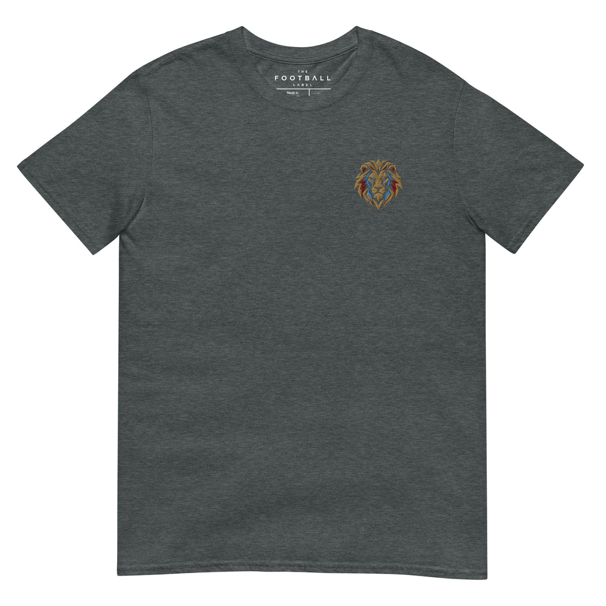 Aston Villa Inspired Geometric Lion Football T-Shirt