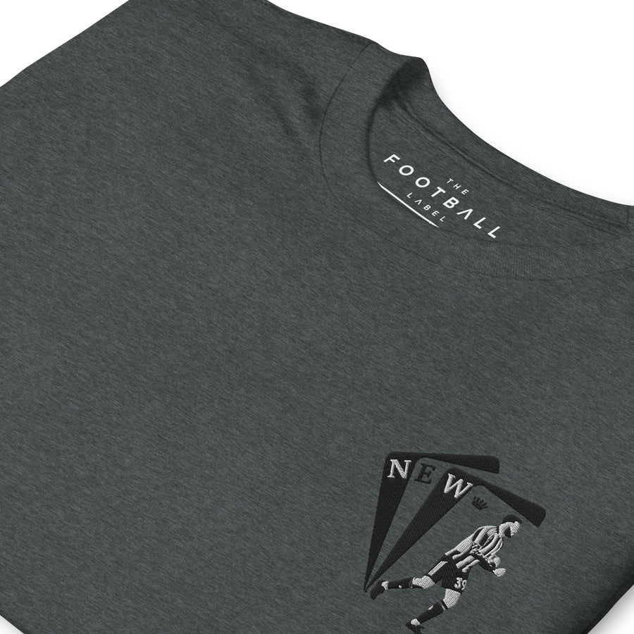 Bruno Guimarães Inspired Newcastle King Embroidered Football T-Shirt