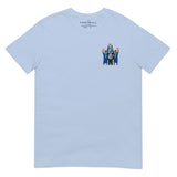 Chelsea Champions 04/05 Embroidered Football T-Shirt in light blue, alternate front view