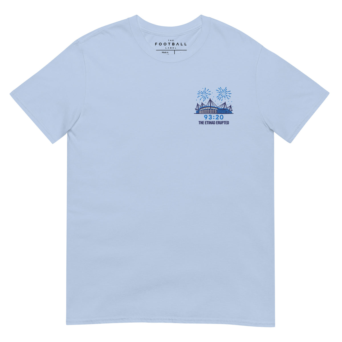 Time to Celebrate 93:20 Embroidered Football T-Shirt