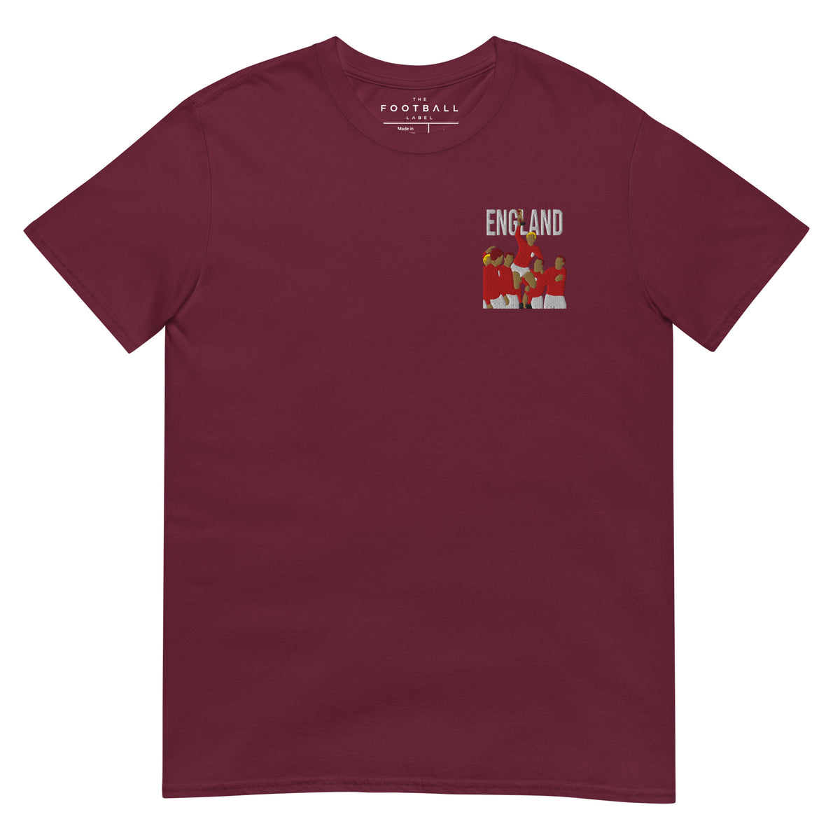 England 1966 World Cup Winners Embroidered Football T-Shirt