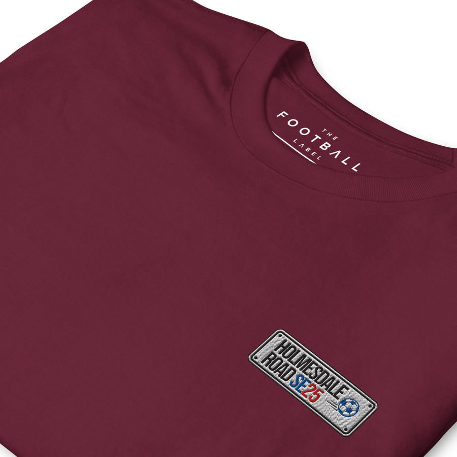 Crystal Palace Street Sign Embroidered Football T-Shirt