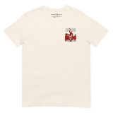 England 1966 World Cup Winners Embroidered Football T-Shirt in natural, alternate front view