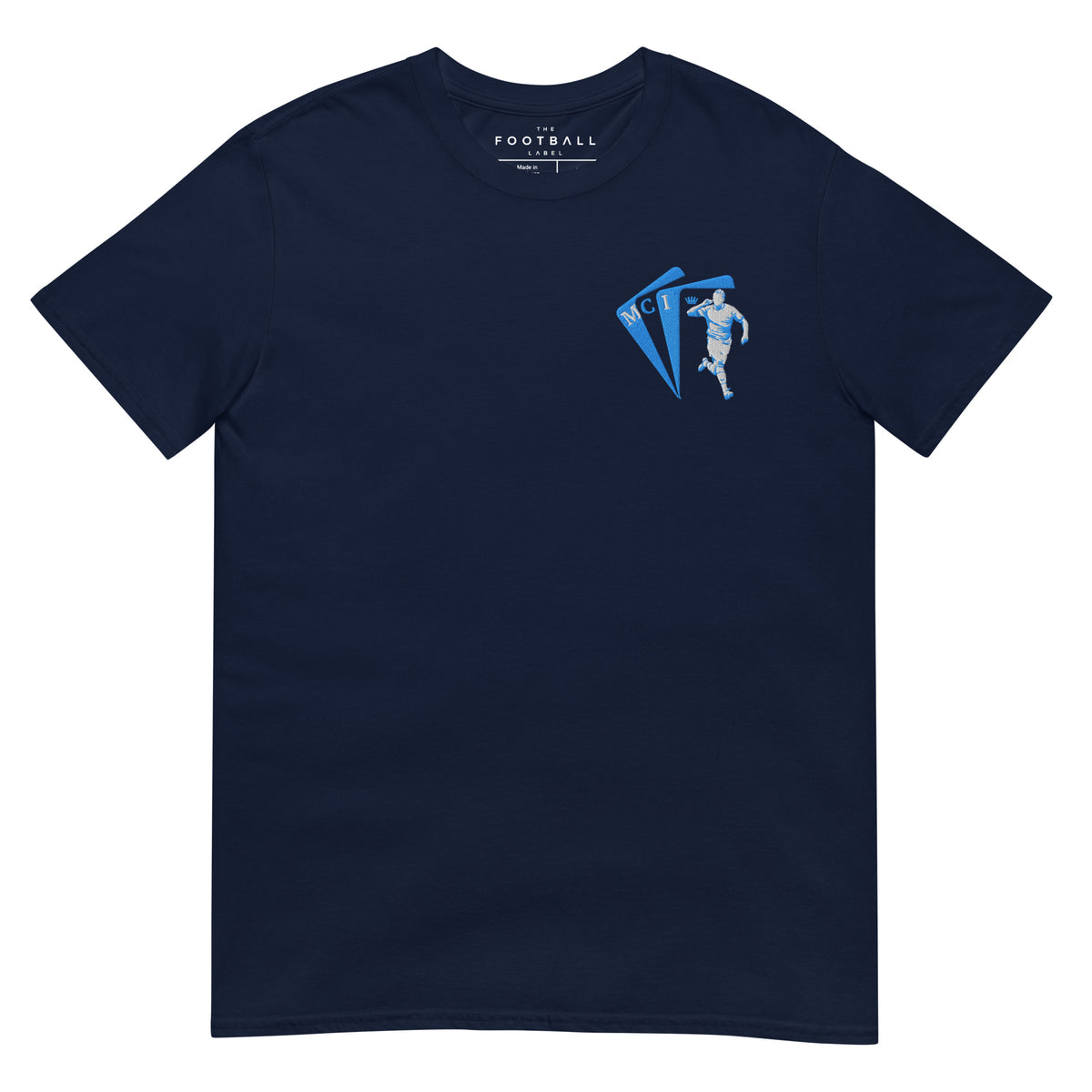 Erling Haaland Inspired Manchester City King Embroidered Football T-Shirt