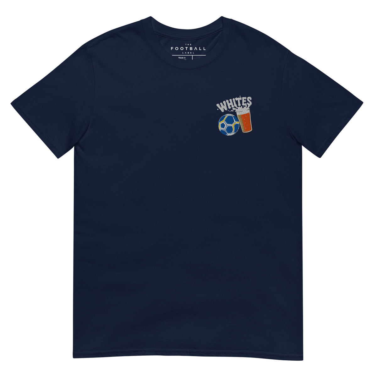 Leeds United Pint Embroidered Football T-Shirt