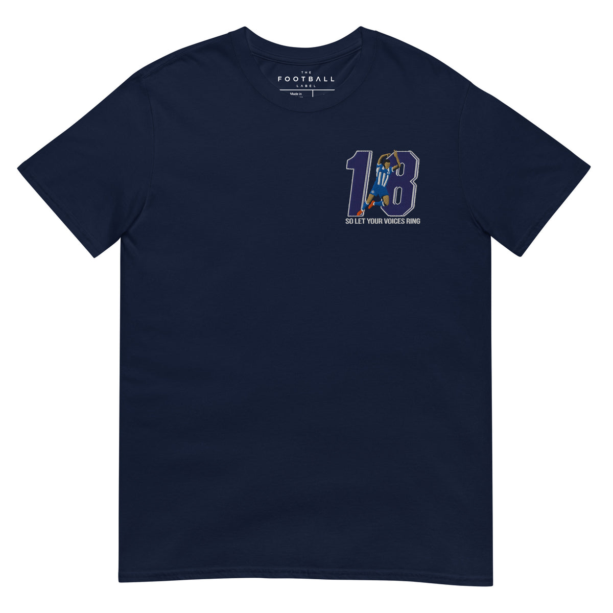 Danny Welbeck Inspired Brighton Embroidered Football T-Shirt