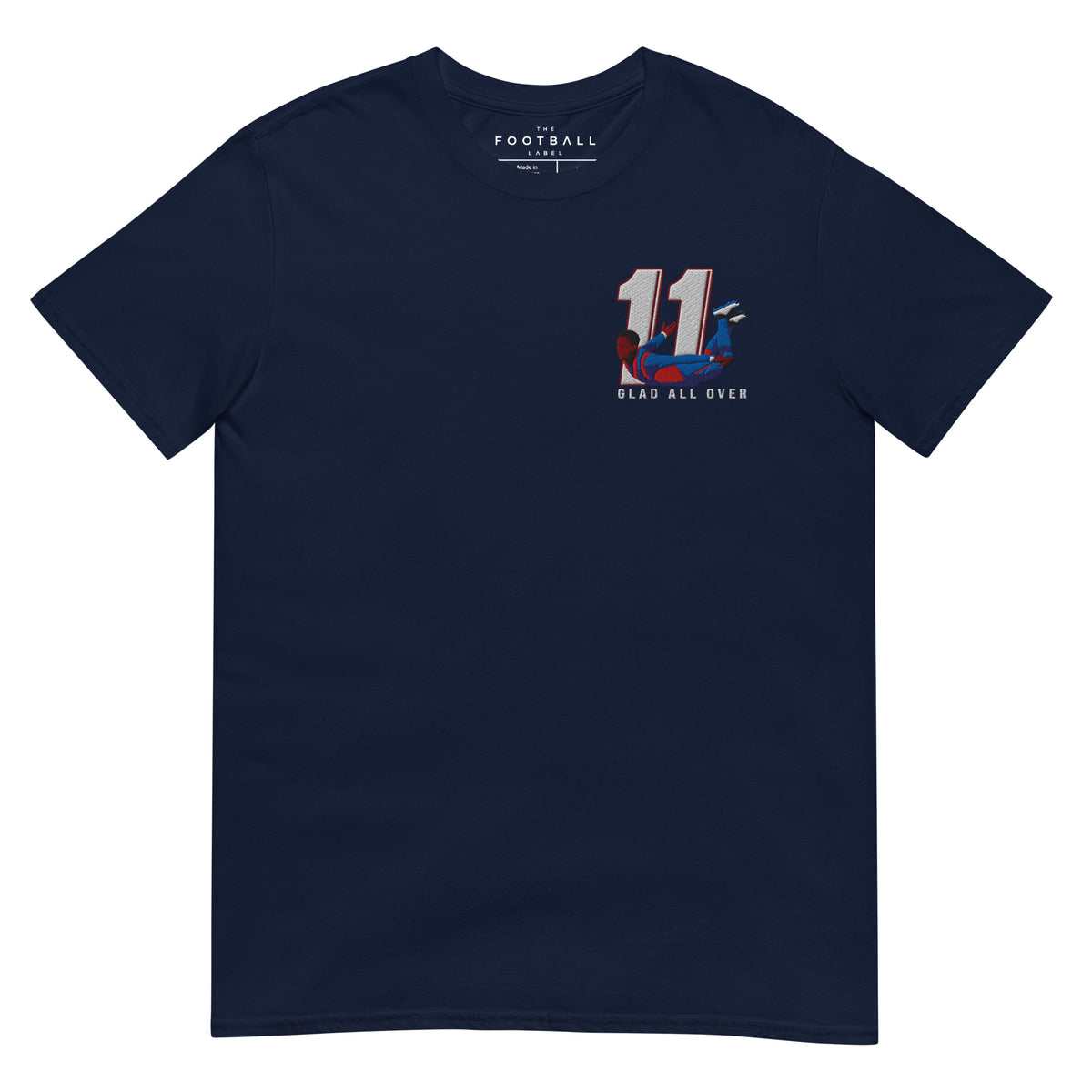 Wilfried Zaha Inspired Crystal Palace Embroidered Football T-Shirt