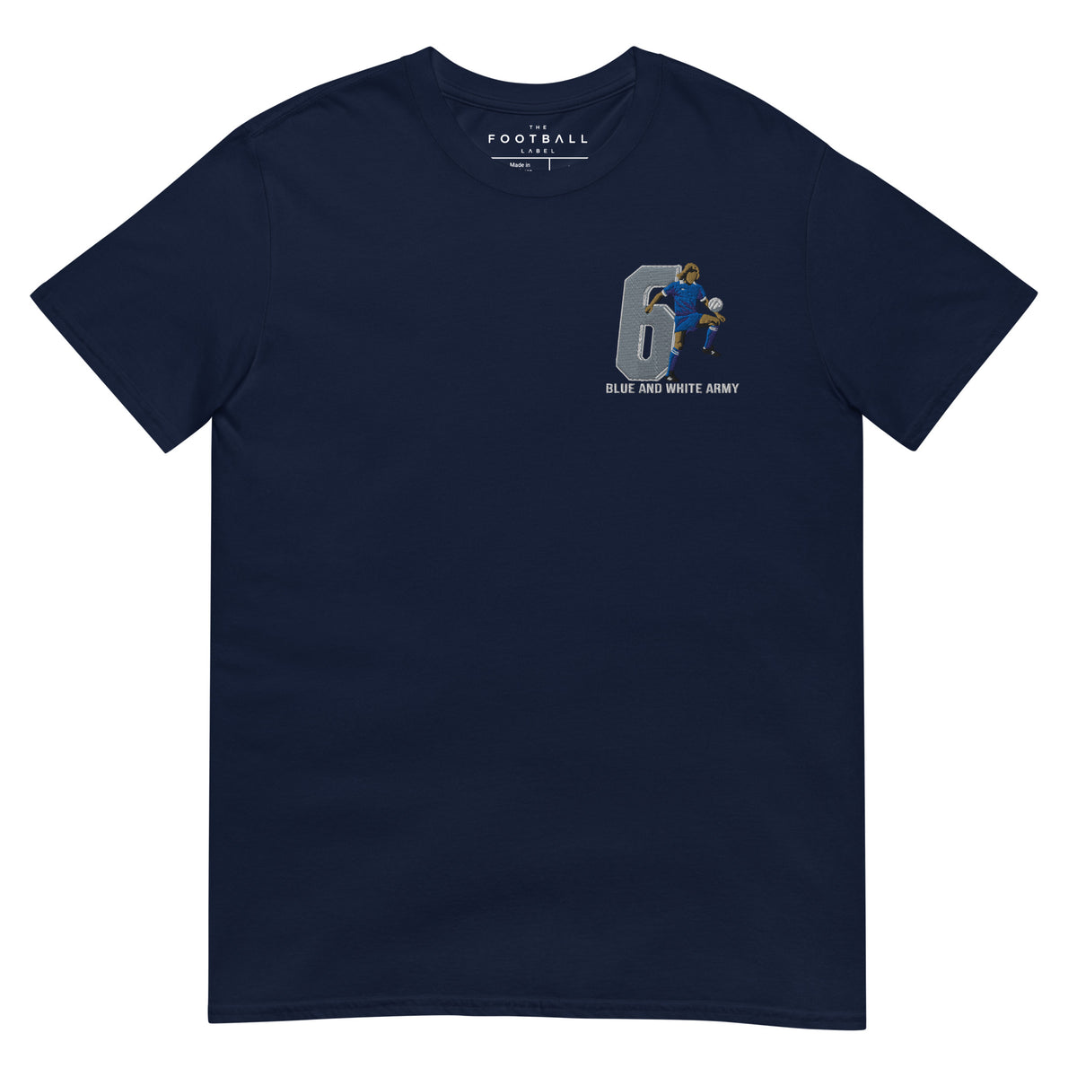 Terry Butcher Inspired Ipswich Town Embroidered Football T-Shirt