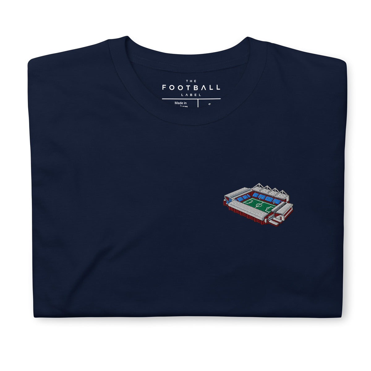 Villa Park Inspired Aston Villa Embroidered Football T-Shirt