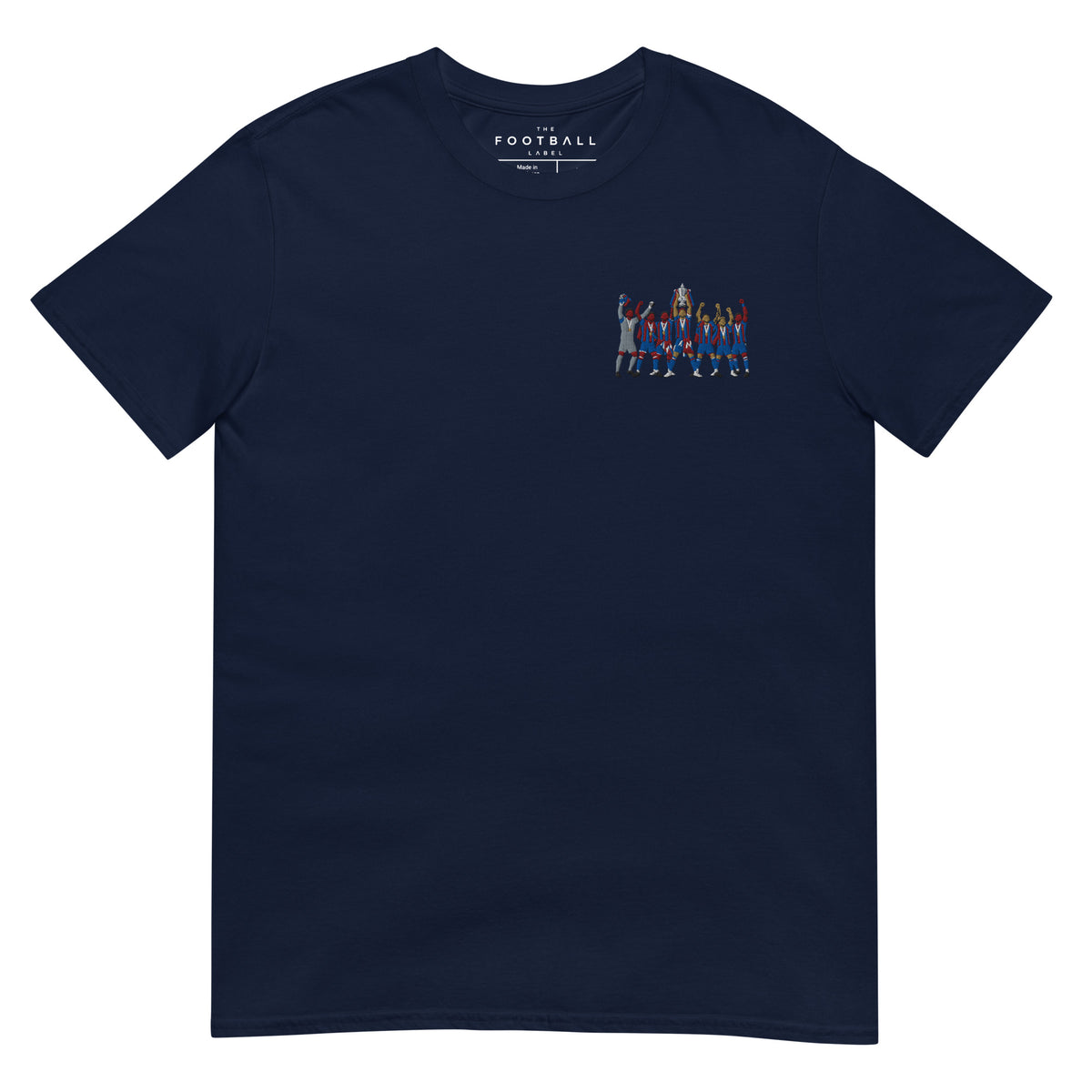Crystal Palace 2025 FA Cup Champions Embroidered Football T-Shirt