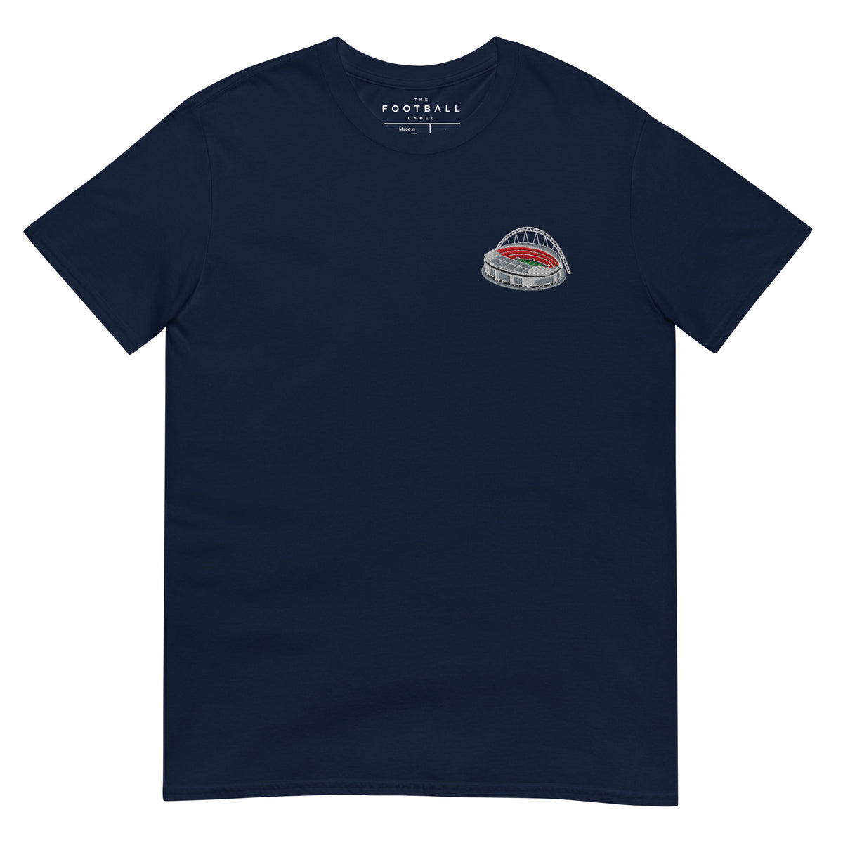 Wembley Stadium Inspired Embroidered Football T-Shirt