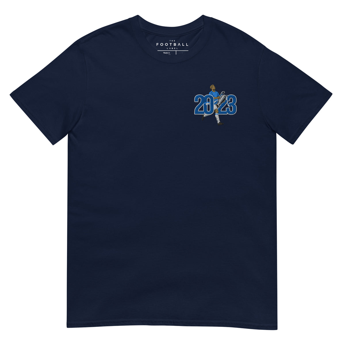 Kevin De Bruyne — 2023 European Champions Manchester City Inspired Embroidered Football T-Shirt
