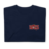 Nottingham 1865 retro embroidered football T-shirt in Navy