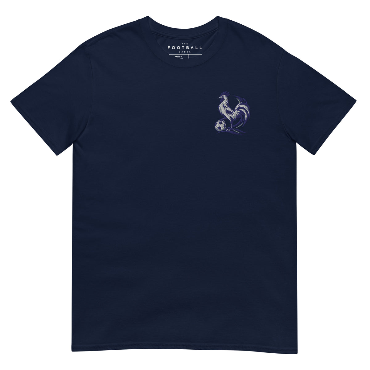 North London Cockerel Inspired Embroidered Football T-Shirt
