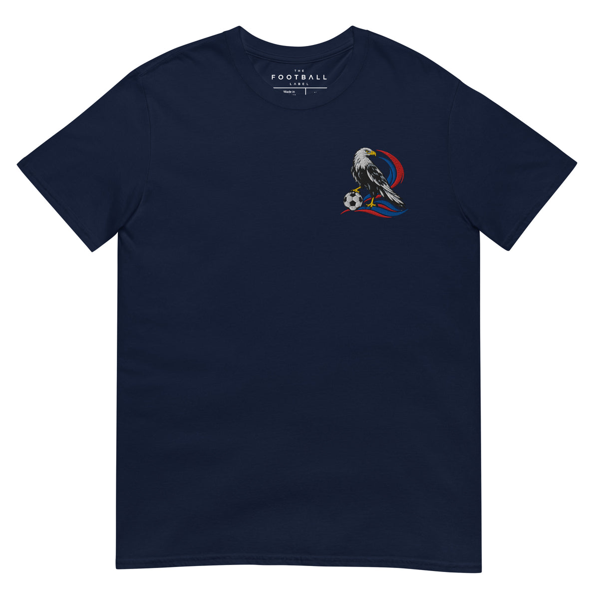 Eagle Inspired Embroidered Football T-Shirt