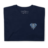 Coventry City Inspired Geometric Elephant Football T-Shirt