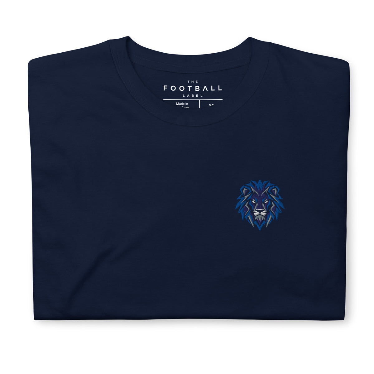Chelsea Inspired Geometric Lion Football T-Shirt