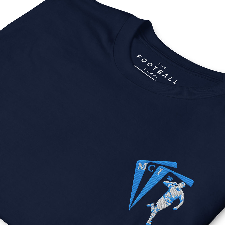 Erling Haaland Inspired Manchester City King Embroidered Football T-Shirt