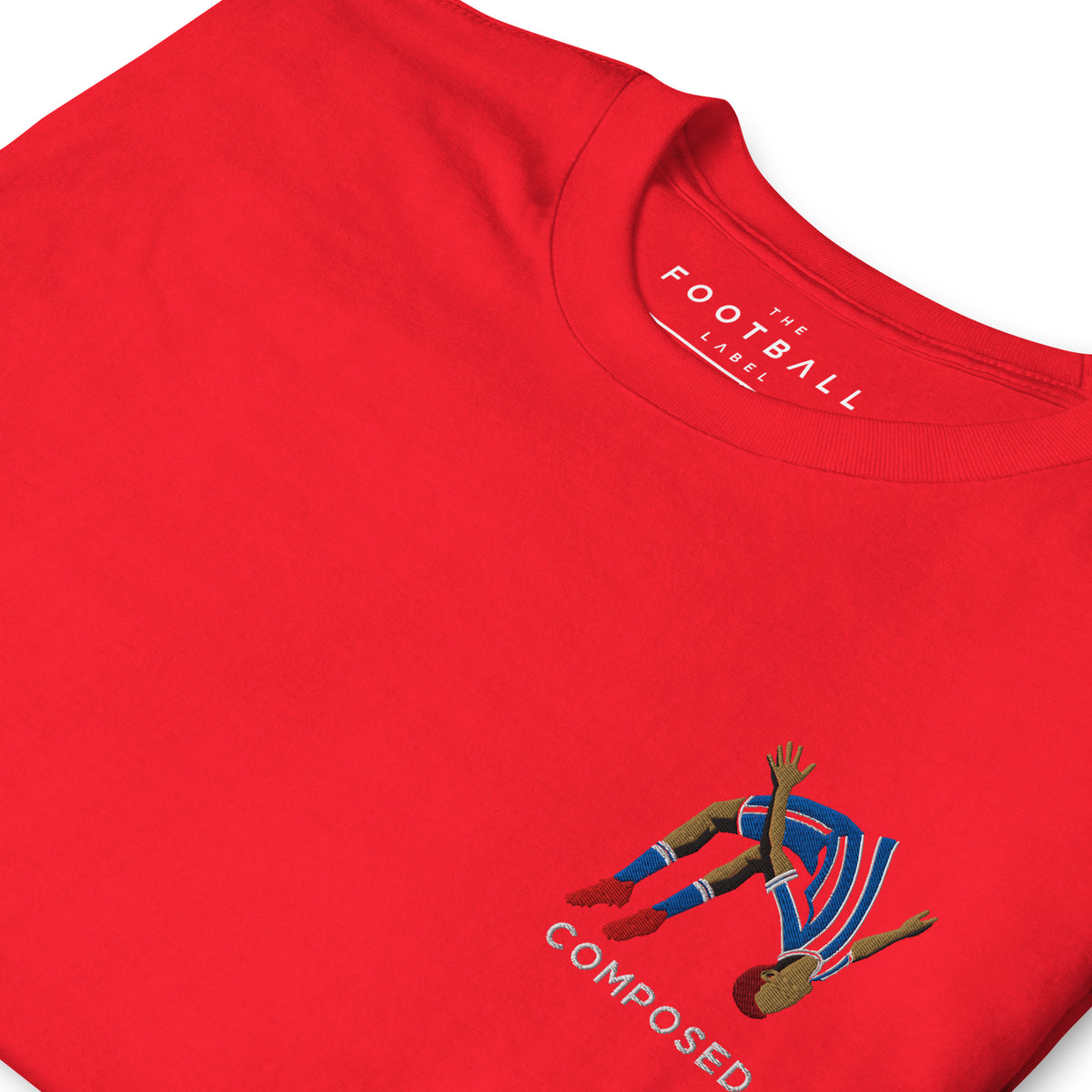 Adam Wharton Inspired Crystal Palace Elite Embroidered Football T-Shirt