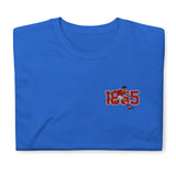 Nottingham 1865 retro embroidered football T-shirt in Royal