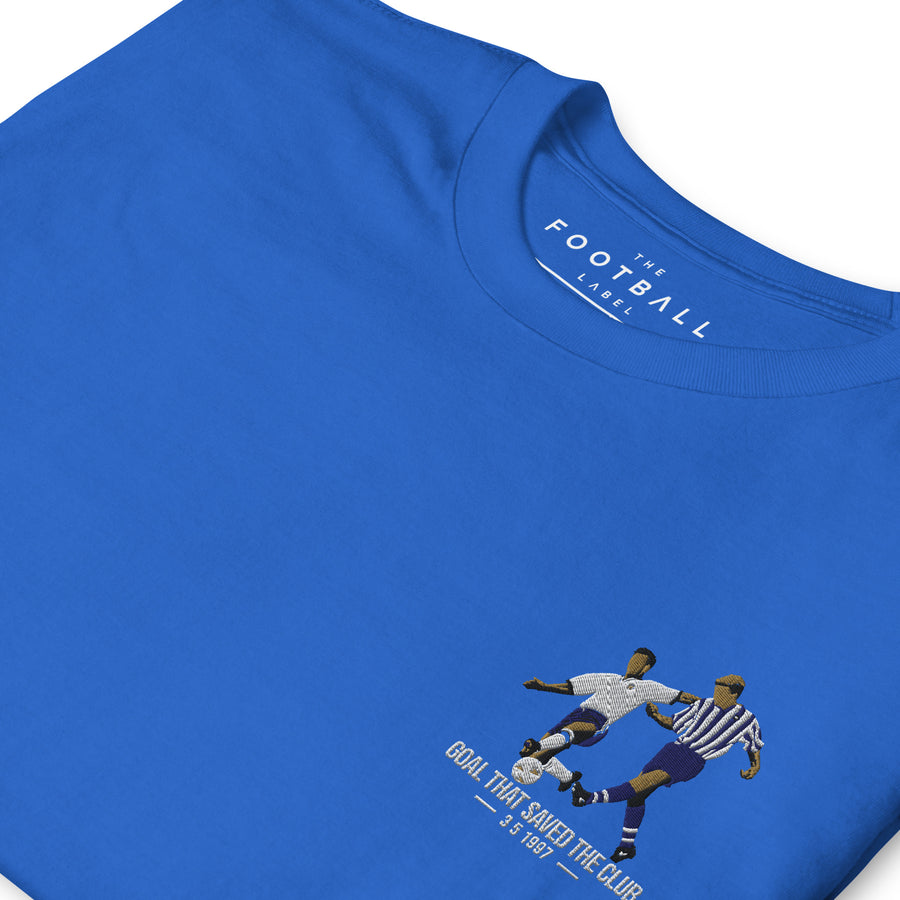Robbie Reinelt Inspired Brighton Iconic Moment Embroidered Football T-Shirt
