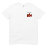 England 1966 World Cup Winners Embroidered Football T-Shirt in white, alternate front view