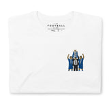 Chelsea Champions 04/05 Embroidered Football T-Shirt in white, front view