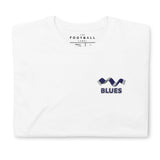 Chelsea Scarf Embroidered Football T-Shirt in white, front view