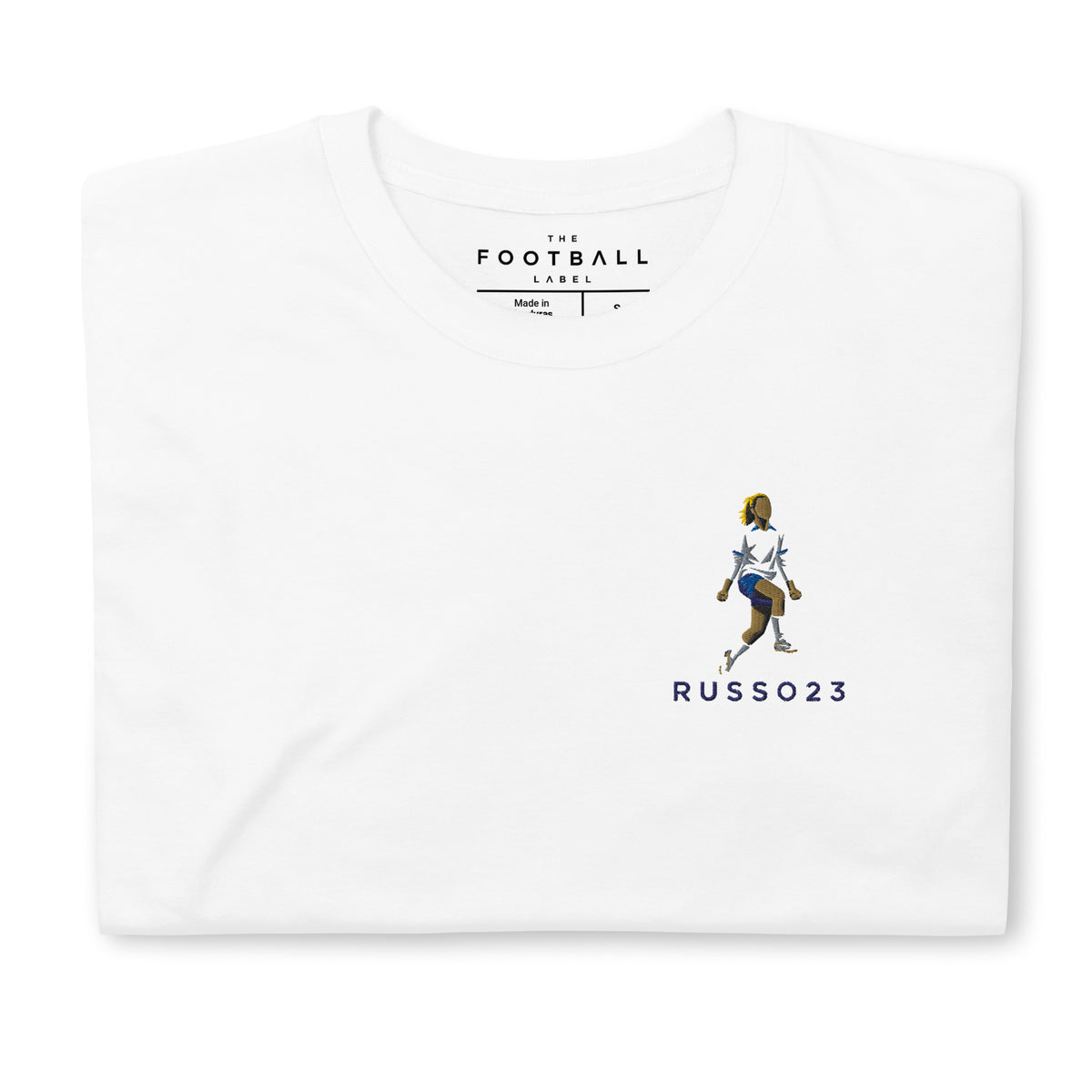 Alessia Russo Inspired England Lionesses Embroidered Football T-Shirt