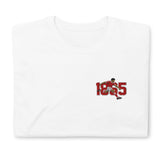 Nottingham 1865 retro embroidered football T-shirt in White