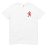 Nottingham Forest Inspired Two Stars Embroidered Football T-Shirt in white – front view