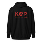 LFC Kop To The Core Zip Hoodie-Prism and Ink