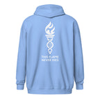 LFC This Flame Never Dies Zip Hoodie-Prism and Ink